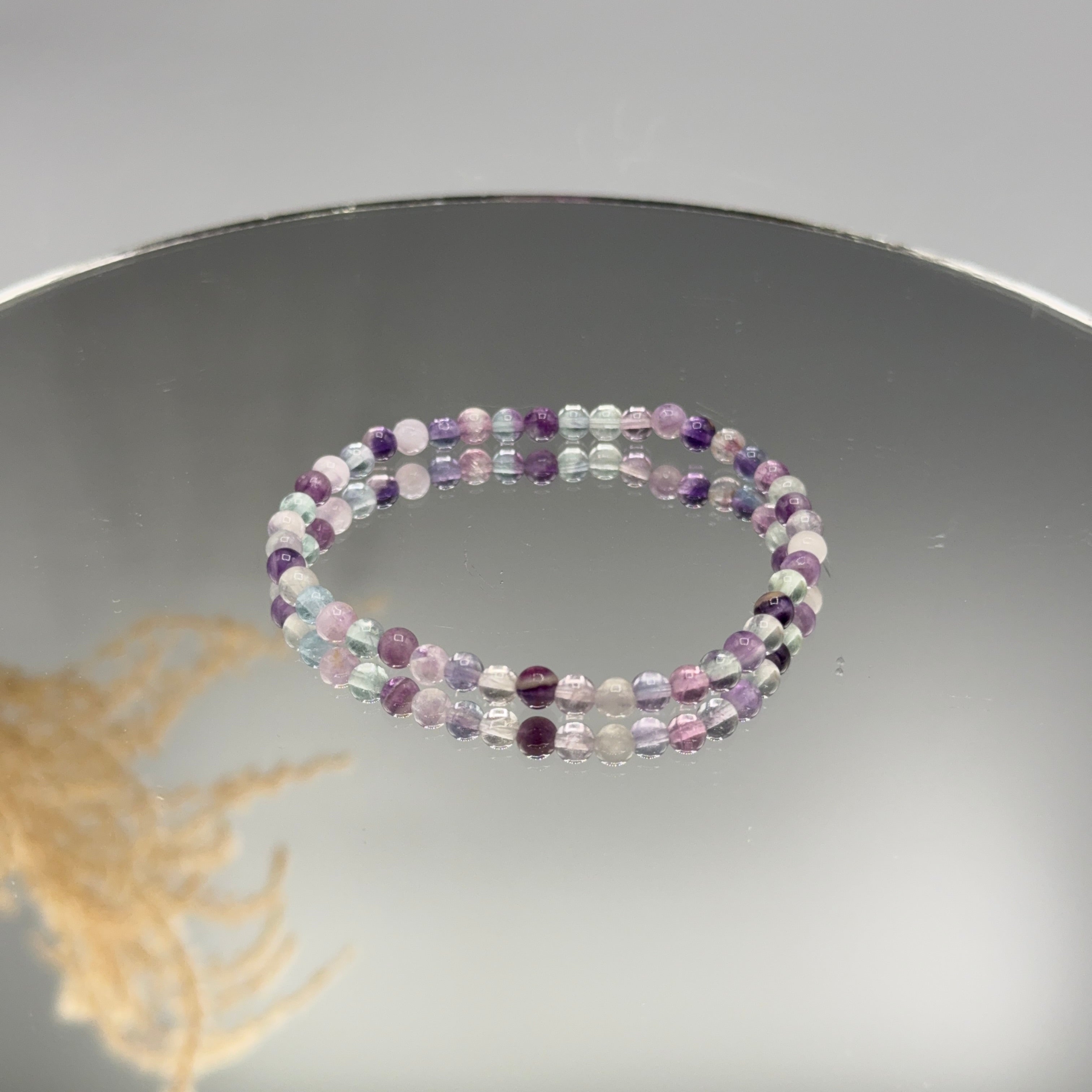 Fluorit Armband bunt