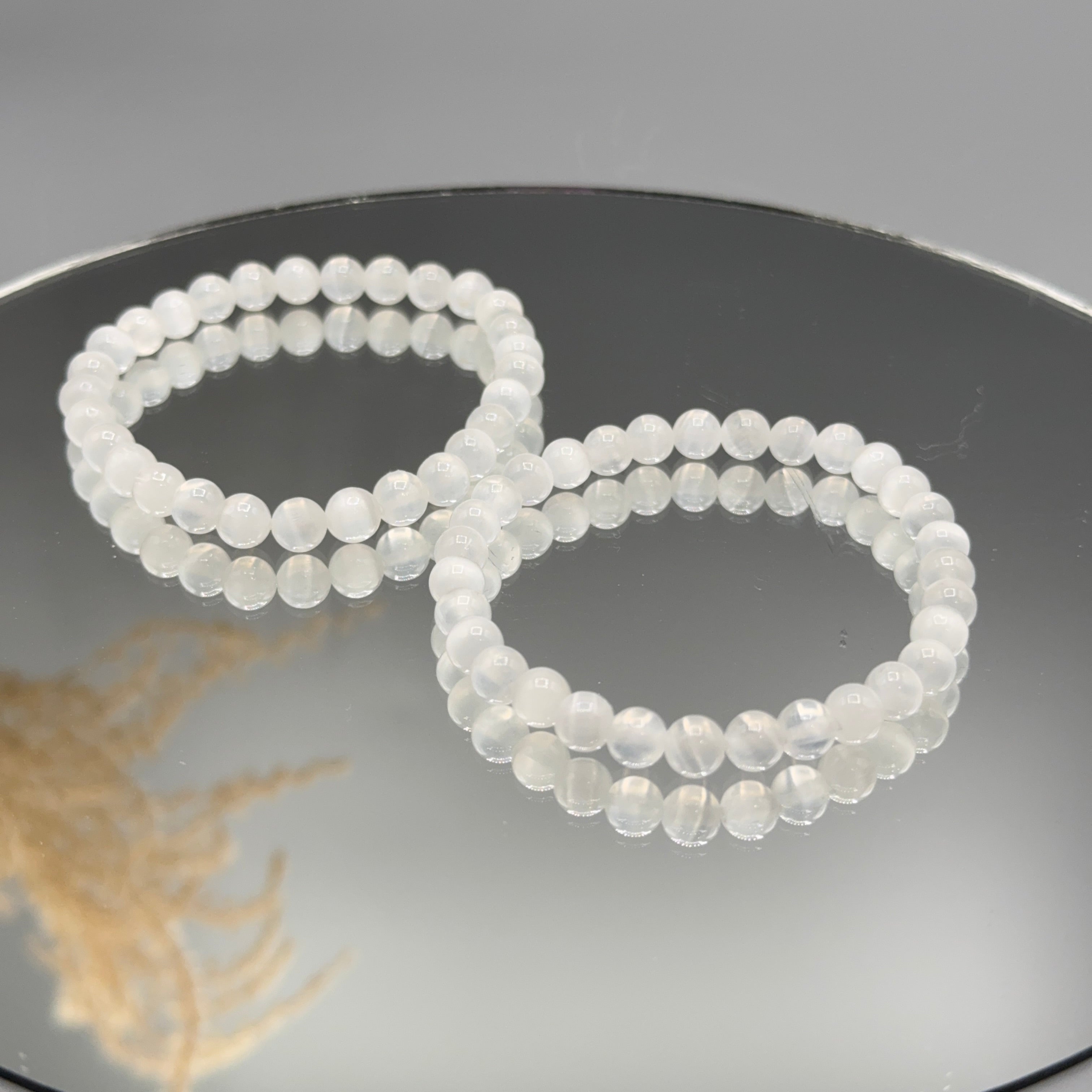 Selenit Armband