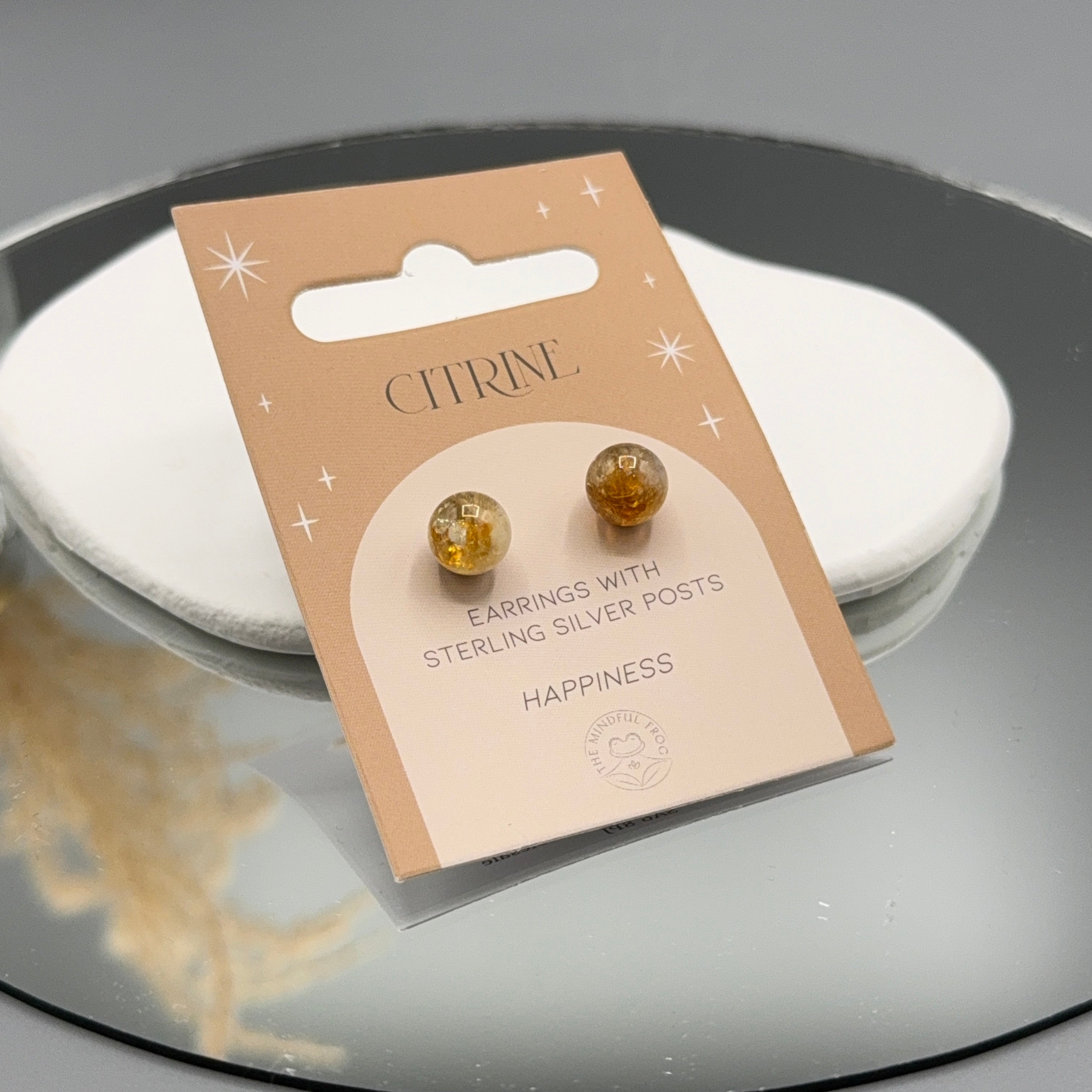 Citrin Ohrstecker