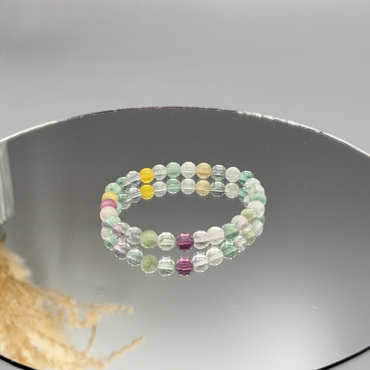 Fluorit Armband bunt