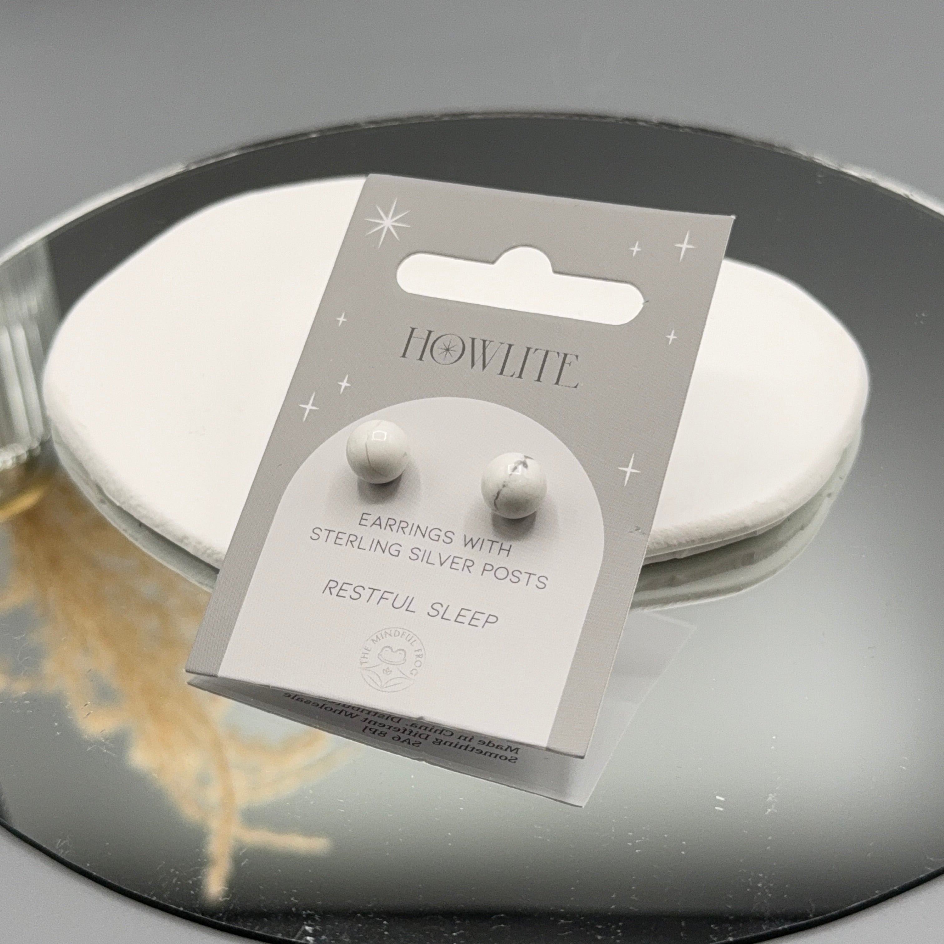 Howlith Ohrstecker