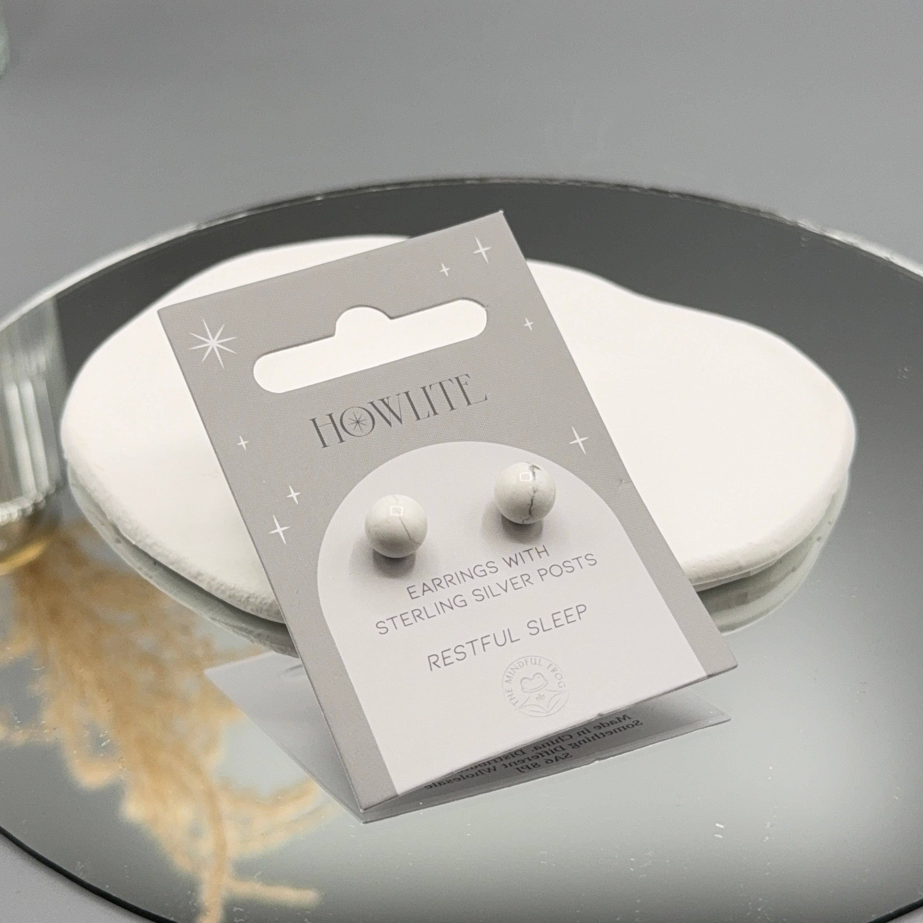 Howlith Ohrstecker