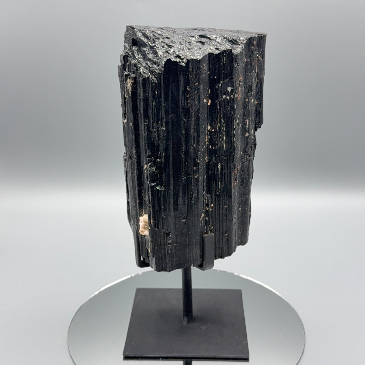 Schwarzer Turmalin auf Ständer