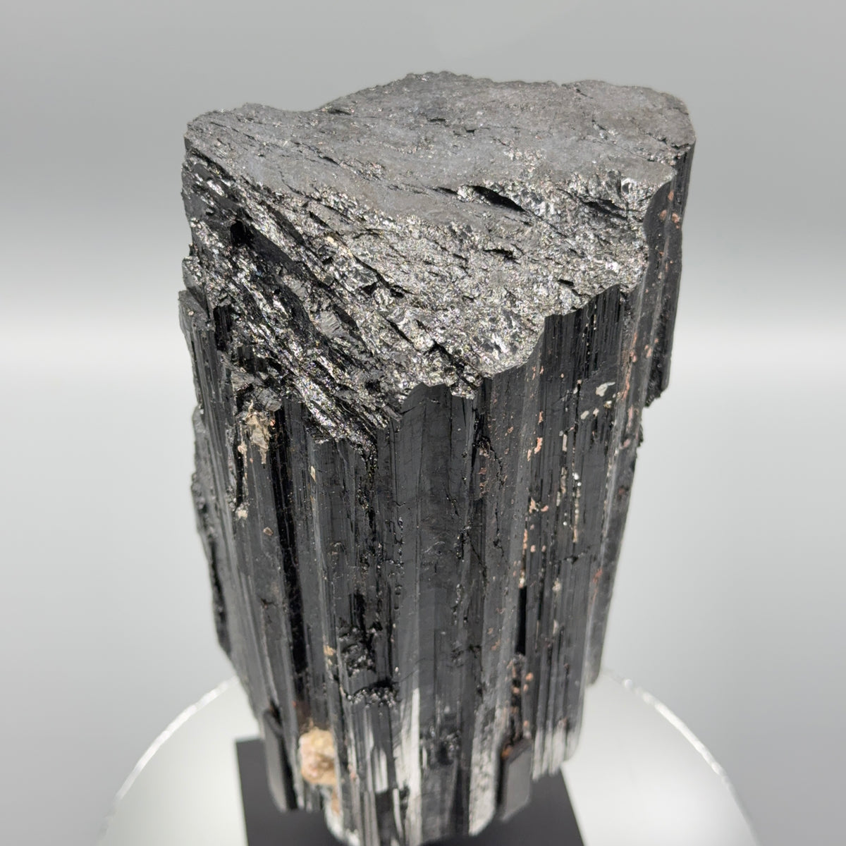 Schwarzer Turmalin auf Ständer