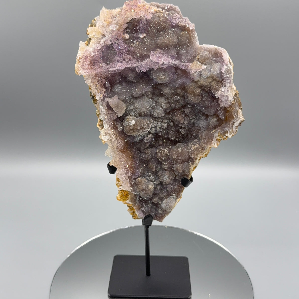 Flower Amethyst – Zeolith auf Ständer