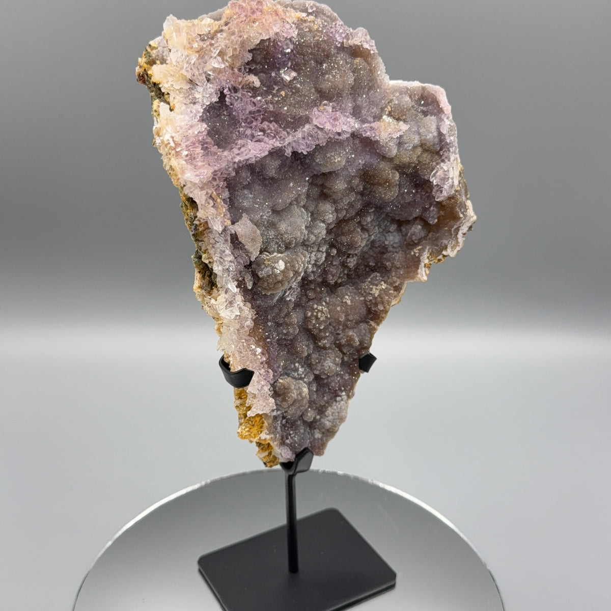 Flower Amethyst – Zeolith auf Ständer