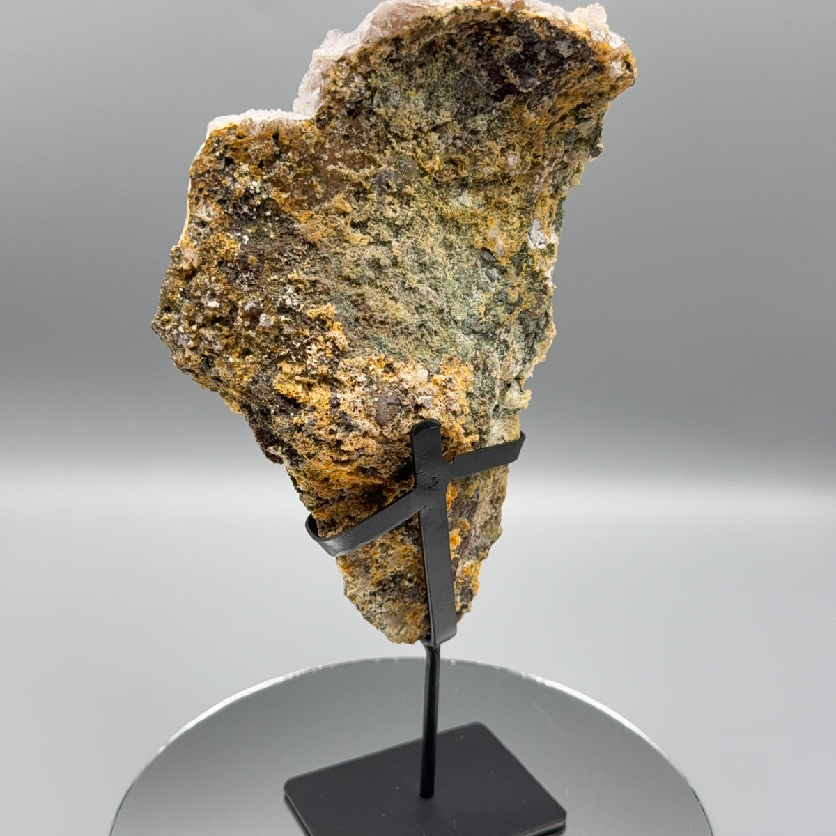 Flower Amethyst – Zeolith auf Ständer