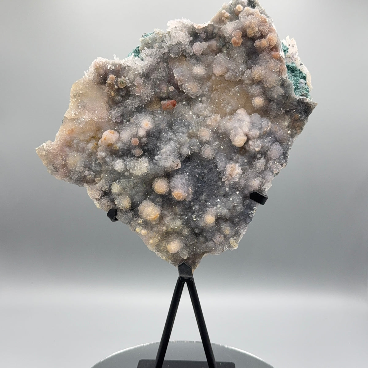 XL Flower Amethyst – Zeolith auf Ständer