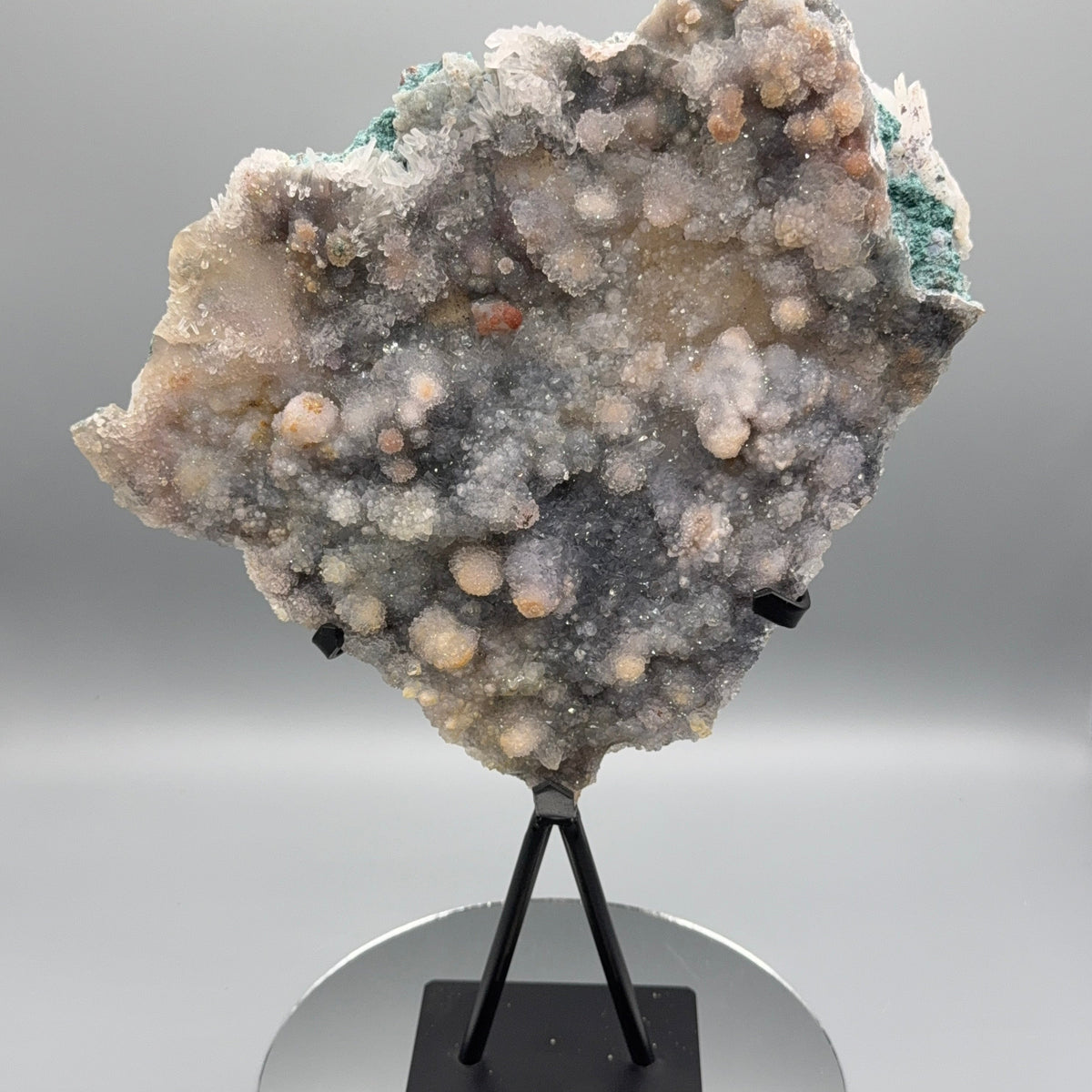 XL Flower Amethyst – Zeolith auf Ständer