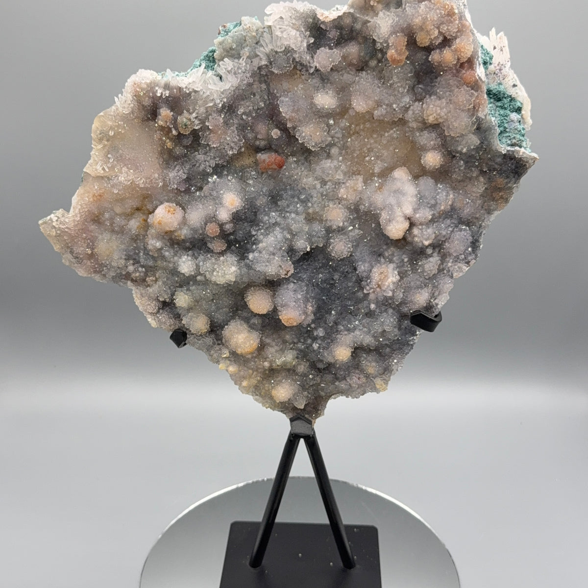 XL Flower Amethyst – Zeolith auf Ständer