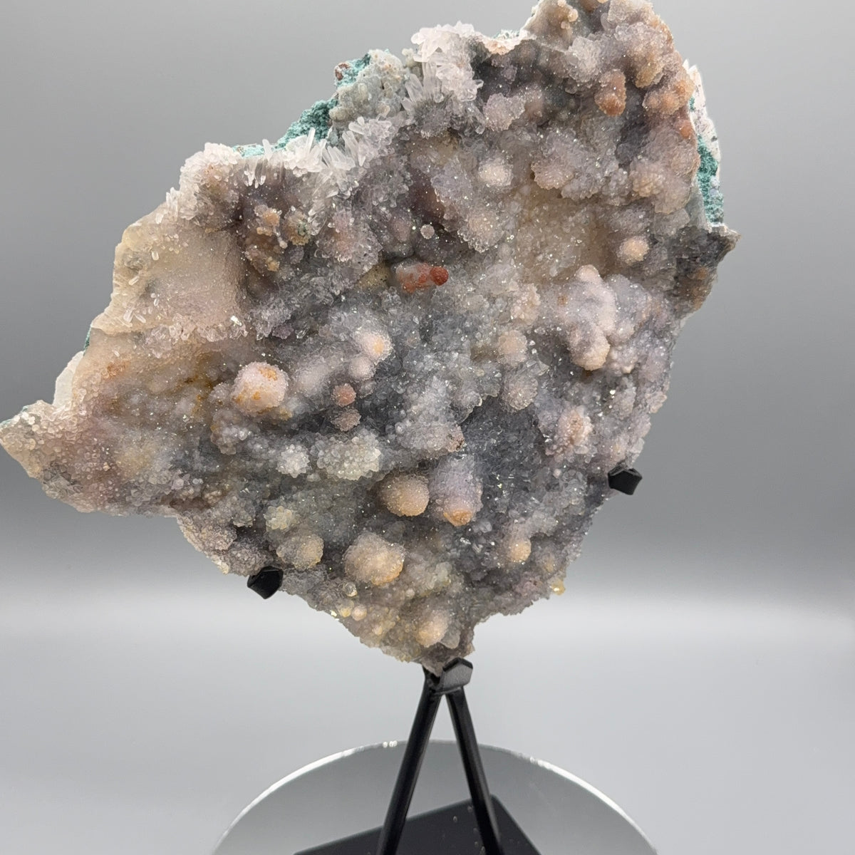 XL Flower Amethyst – Zeolith auf Ständer