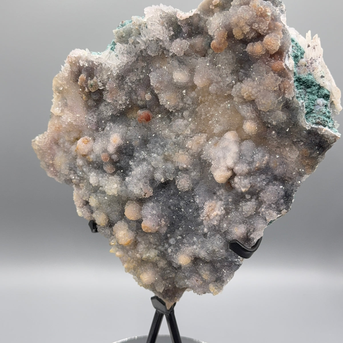 XL Flower Amethyst – Zeolith auf Ständer