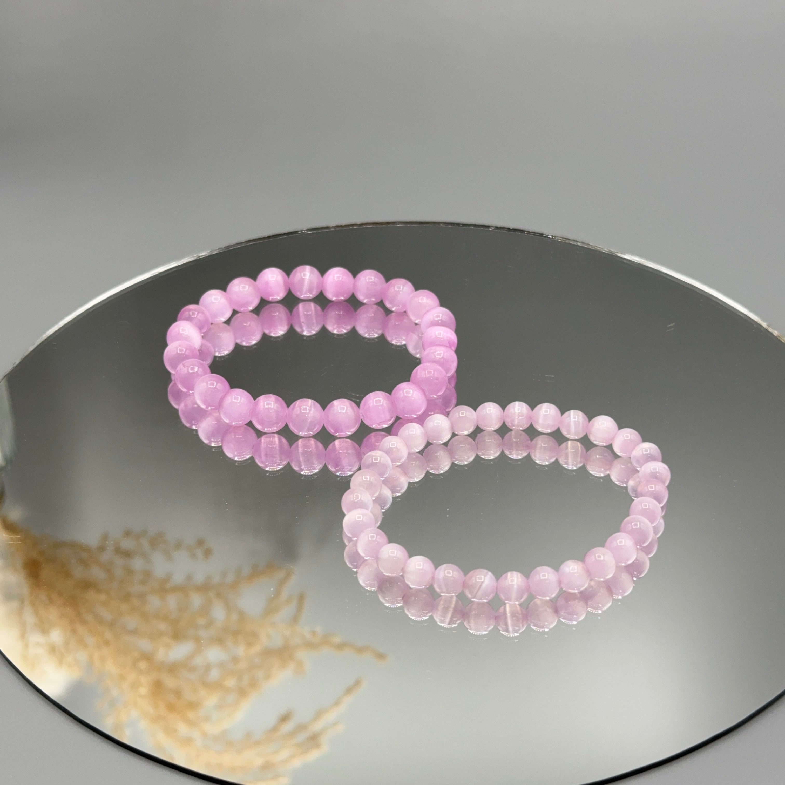Armband Selenit rosa