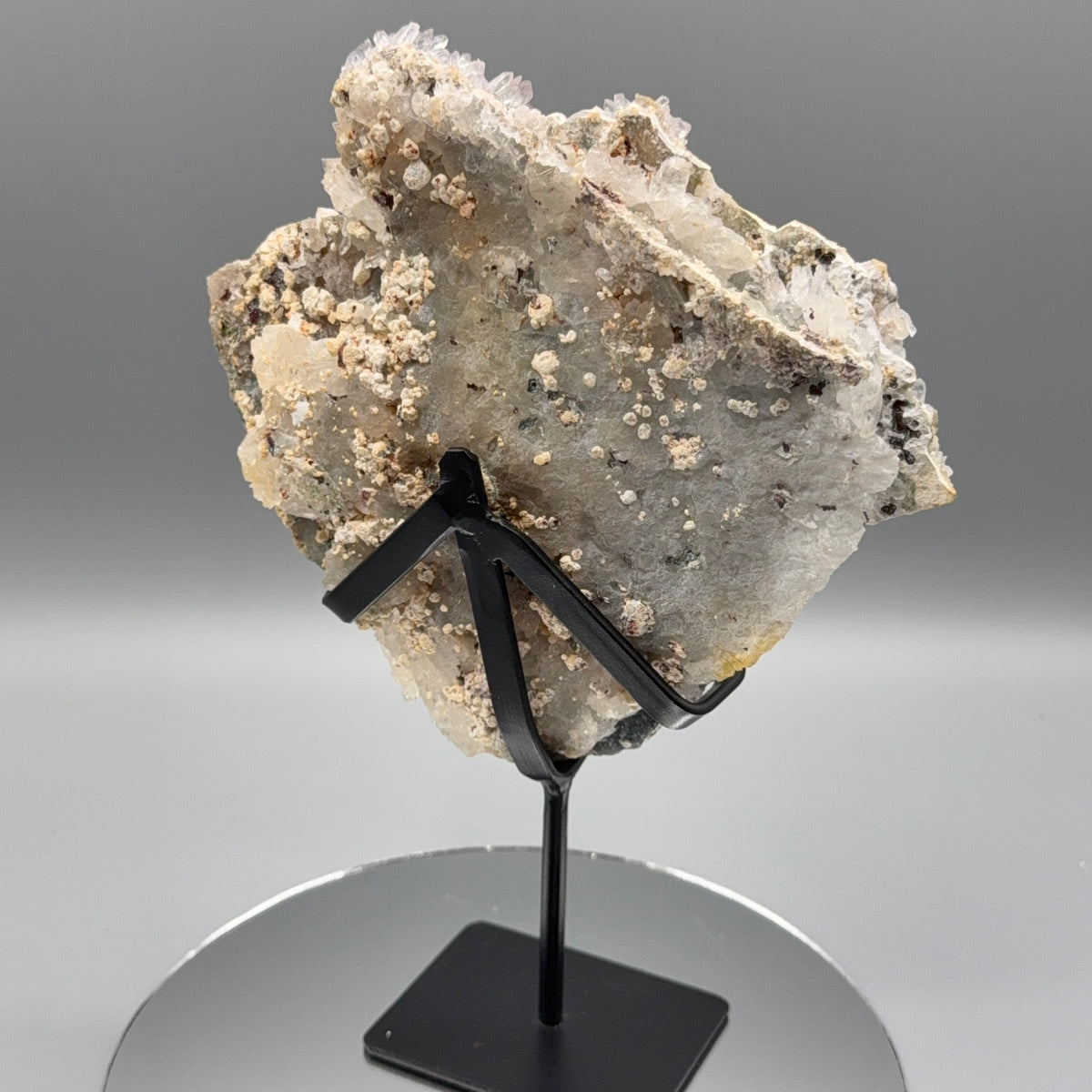 Flower Amethyst – Zeolith auf Ständer