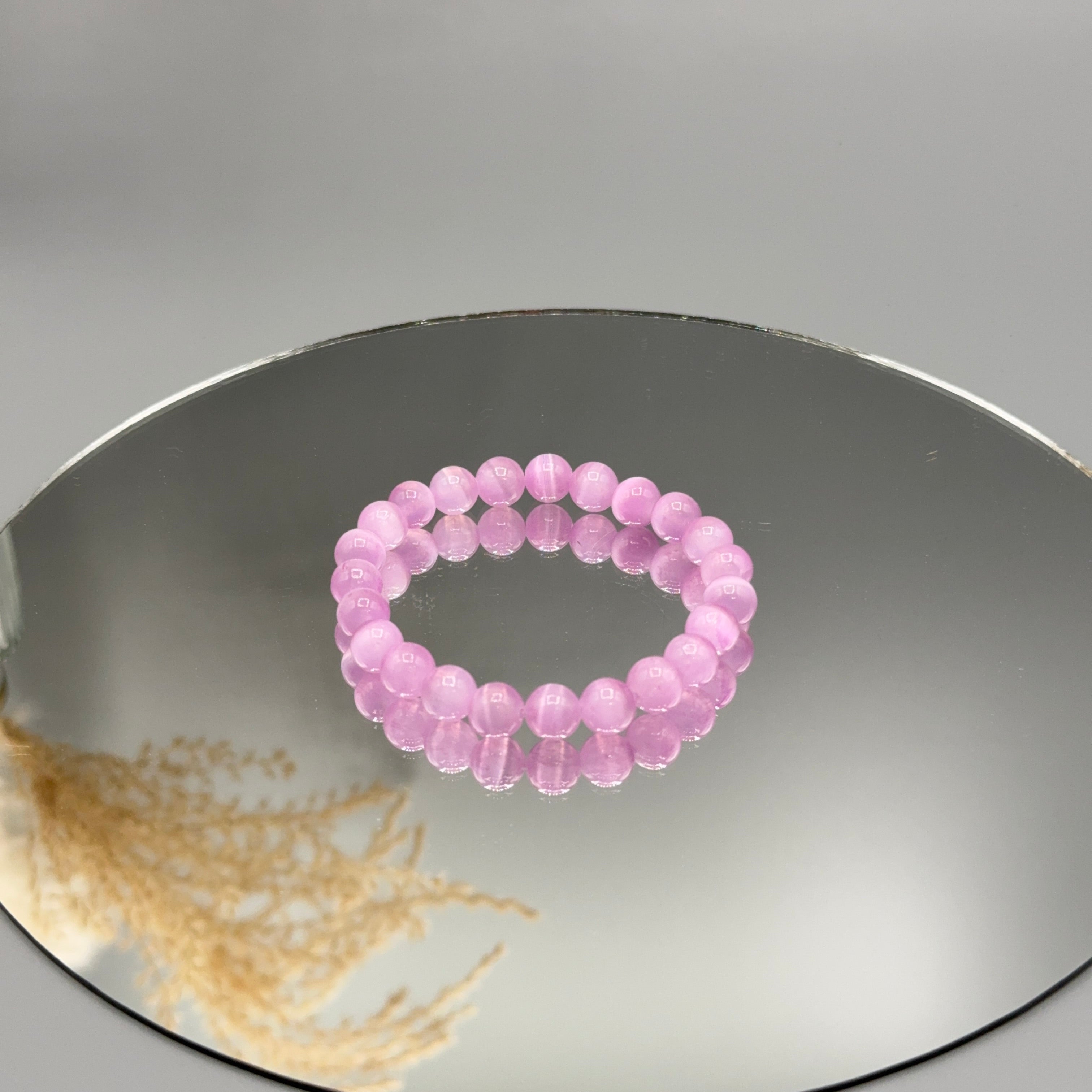 Armband Selenit rosa