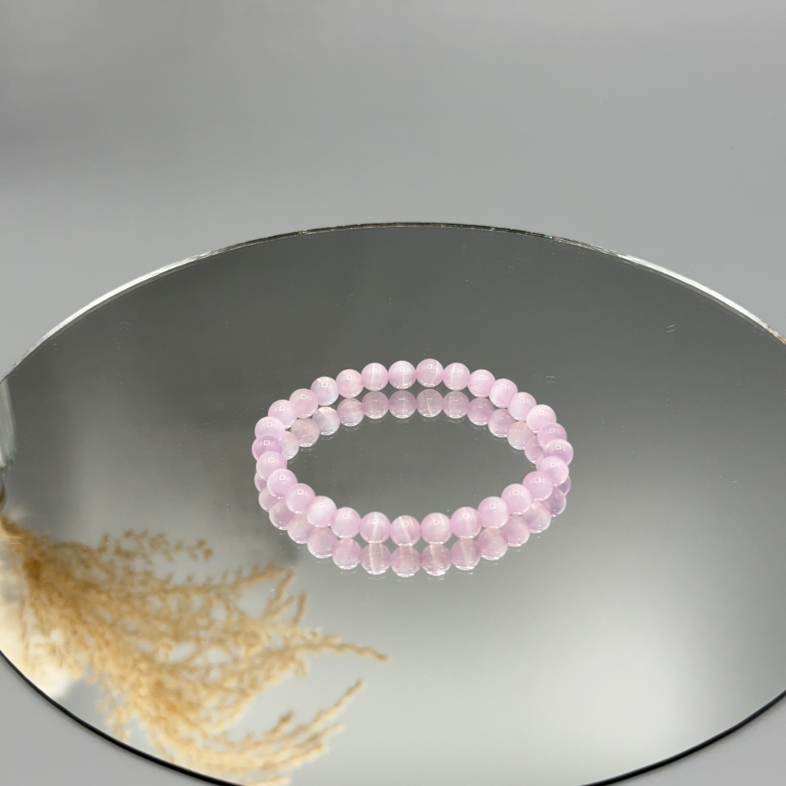 Armband Selenit rosa