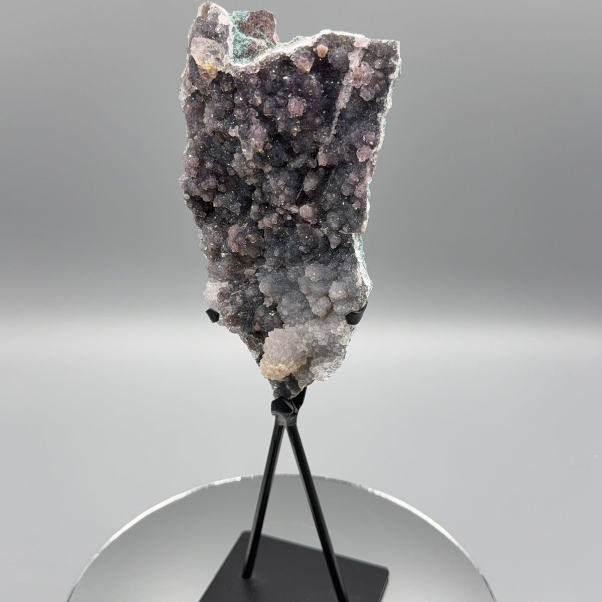 Flower Amethyst – Zeolith auf Ständer