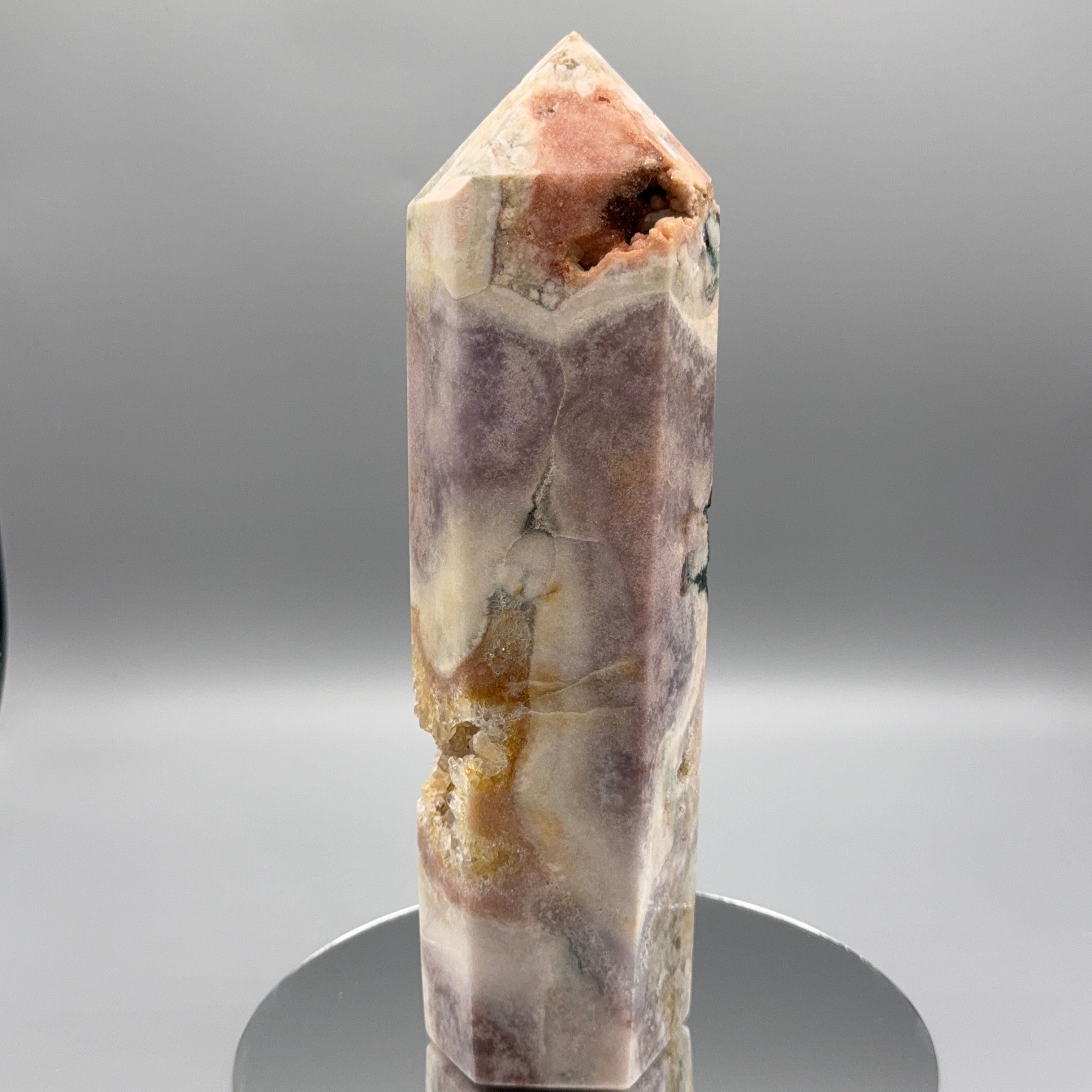 XL Pink Amethyst Turm