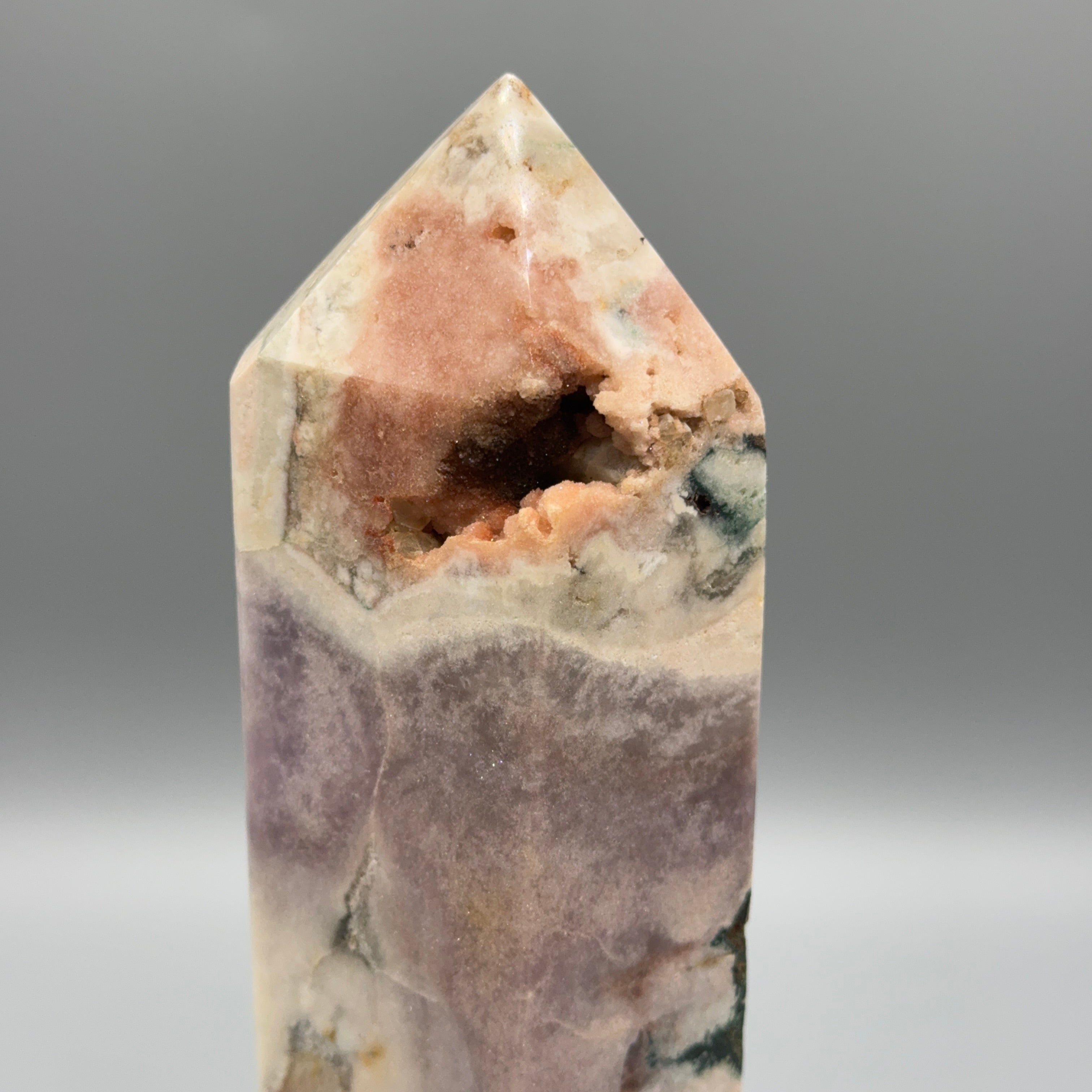 XL Pink Amethyst Turm